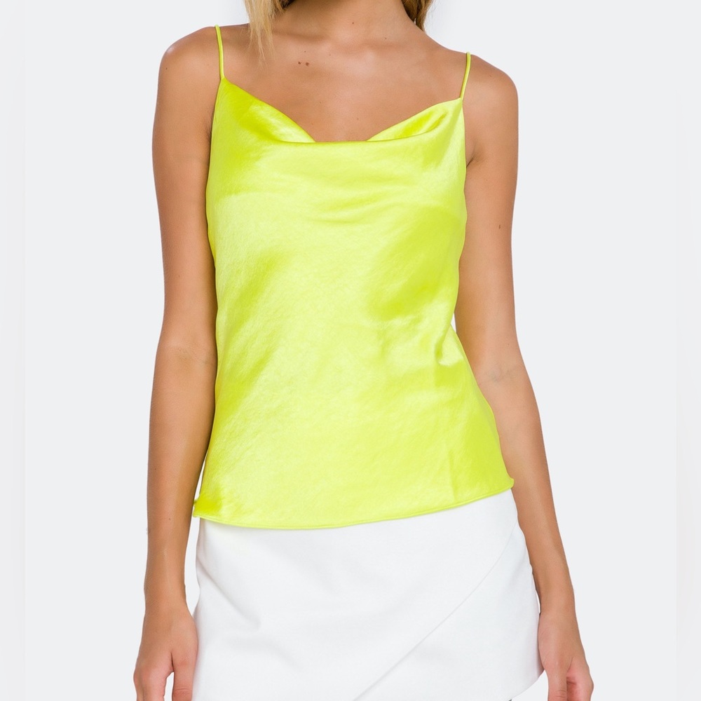 Endless Rose Satin Cowl Neck Camisole